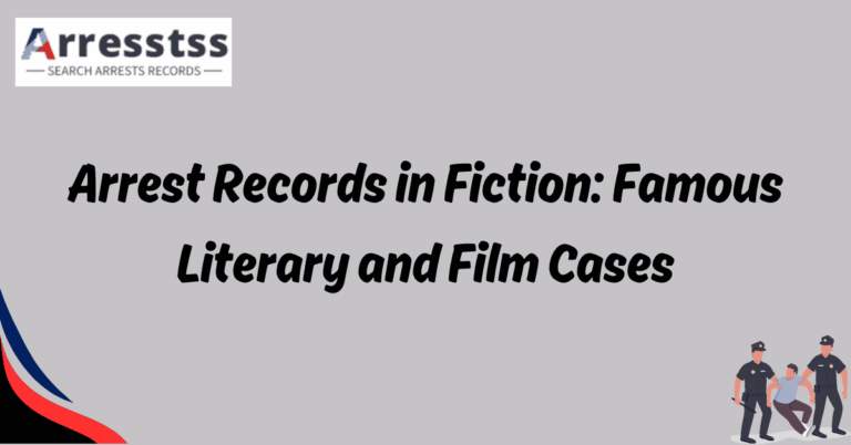 Arrest Records in Fiction Famous Literary and Film Cases 1