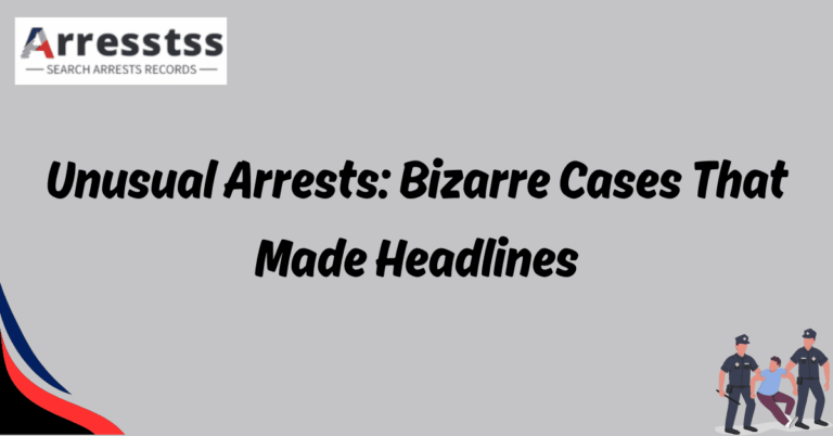 Unusual Arrests Bizarre Cases That Made Headlines 1