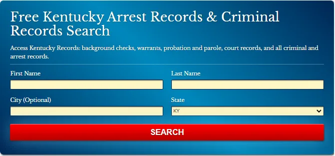 Kentucky Arrest Records